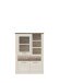 Highboard >Duro< (BxHxT: 109,8x160,3x41,5 cm) Pinia Weiss mit Eiche Antik