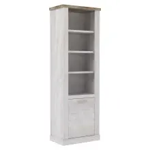 Regal >Duro< (BxHxT: 71,2x212x41,3 cm) Pinia Weiss...