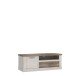 TV-Board >Duro< (BxHxT: 139,6x52x52 cm) Korpus Pinia Weiss mit Eiche Antik