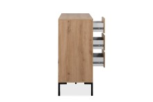 Kommode >Korsika< (BxHxT: 120x87x40 cm) in Dekor Artisan Oak - 120x87x40 (BxHxT)