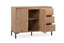 Kommode >Korsika< (BxHxT: 120x87x40 cm) in Dekor Artisan Oak - 120x87x40 (BxHxT)