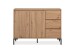 Kommode >Korsika< (BxHxT: 120x87x40 cm) in Dekor Artisan Oak - 120x87x40 (BxHxT)