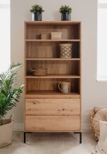 Regal >Korsika< (BxHxT: 77,5x165x40 cm) in Dekor...