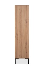 Regal >Korsika< (BxHxT: 77,5x165x40 cm) in Dekor Artisan Oak