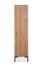 Regal >Korsika< (BxHxT: 77,5x165x40 cm) in Dekor Artisan Oak