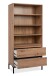 Regal >Korsika< (BxHxT: 77,5x165x40 cm) in Dekor Artisan Oak