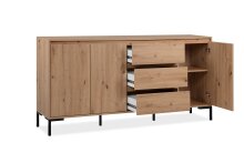 Sideboard >Korsika< (BxHxT: 170x87x40 cm) in Dekor Artisan Oak