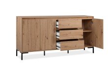 Sideboard >Korsika< (BxHxT: 170x87x40 cm) in Dekor Artisan Oak