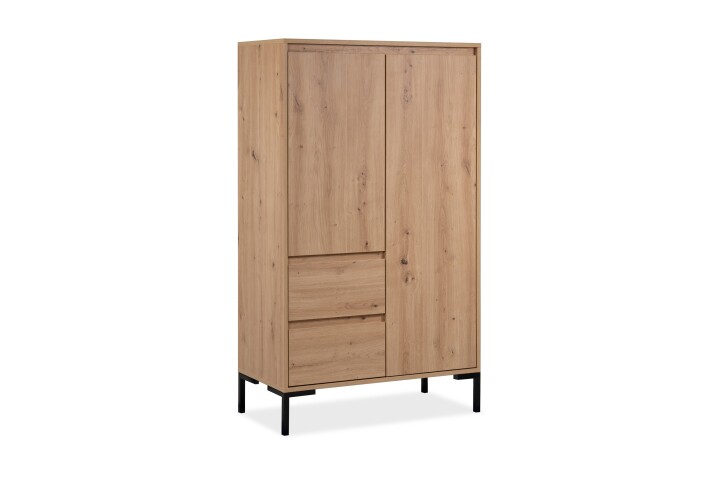 Highboard >Korsika< (BxHxT: 81x139x40 cm) in Dekor Artisan Oak