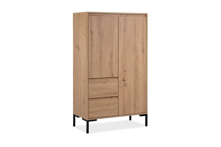 Highboard >Korsika< (BxHxT: 81x139x40 cm) in Dekor Artisan Oak