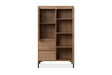 Highboard >Korsika< (BxHxT: 81x139x40 cm) in Dekor Artisan Oak