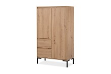 Highboard >Korsika< (BxHxT: 81x139x40 cm) in Dekor Artisan Oak