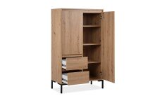 Highboard >Korsika< (BxHxT: 81x139x40 cm) in Dekor Artisan Oak