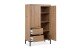 Highboard >Korsika< (BxHxT: 81x139x40 cm) in Dekor Artisan Oak