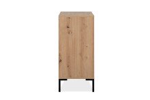 Kommode >Korsika< (BxHxT: 81x87x40 cm) in Dekor Artisan Oak - 81x87x40cm (BxHxT)