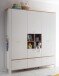 Kleiderschrank >Adele< (BxHxT: 160x195x47 cm) in weiß matt lack / asteiche