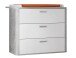 Wickelkommode >Frieda< (BxHxT: 110x98x71 cm) vintage wood grey / weiß matt lack
