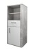 Beistellschrank >Frieda< (BxHxT: 55x128x41 cm) vintage wood grey/weiß matt lack
