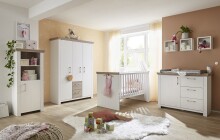 Hängeregal >Hängeregale/30-3er< (BxHxT: 29x29x20 cm) anderson pine / weiß matt