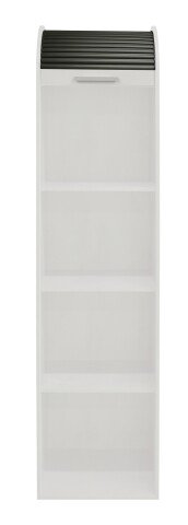 Jalousieschrank >Jalousieschrank< (BxHxT: 46x192x44 cm) weiß matt lack/graphit