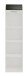 Jalousieschrank >Jalousieschrank< (BxHxT: 46x192x44 cm) weiß matt lack/graphit