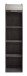Jalousieschrank >Jalousieschrank< (BxHxT: 46x192x44 cm) in graphit / weiß