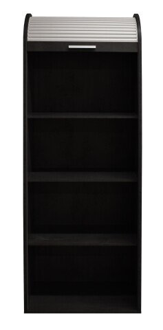 Jalousieschrank >Jalousieschrank< (BxHxT: 69x192x44 cm) in schwarzstahl / weiß