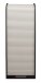 Jalousieschrank >Jalousieschrank< (BxHxT: 69x192x44 cm) in schwarzstahl / weiß
