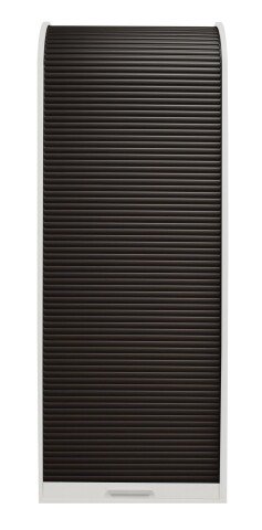 Jalousieschrank >Jalousieschrank< (BxHxT: 69x192x44 cm) weiß matt lack/graphit