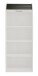 Jalousieschrank >Jalousieschrank< (BxHxT: 69x192x44 cm) weiß matt lack/graphit
