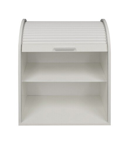 Jalousieschrank >Jalousieschrank< (BxHxT: 69x85x44 cm) in weiß matt lack / weiß