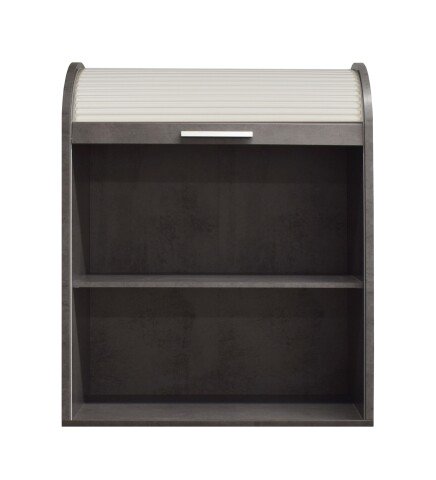 Jalousieschrank >Jalousieschrank< (BxHxT: 69x85x44 cm) in graphit / weiß