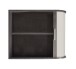 Jalousieschrank >Jalousieschrank< (BxHxT: 69x85x44 cm) in graphit / weiß
