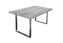 Esstisch >Steel< (BxHxT: 138x76x90 cm) in beton -...