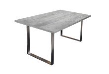 Esstisch >Steel< (BxHxT: 138x76x90 cm) in beton -...