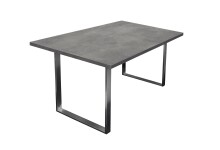 Esstisch >Steel< (BxHxT: 138x76x90 cm) in graphit -...