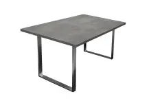 Esstisch >Steel< (BxHxT: 138x76x90 cm) in graphit -...