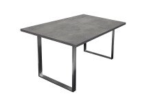 Esstisch >Steel< (BxHxT: 138x76x90 cm) in graphit -...