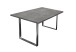 Esstisch >Steel< (BxHxT: 138x76x90 cm) in graphit - 138x76x90cm (BxHxT)