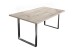 Esstisch >Steel< (BxHxT: 160x76x90 cm) in sandeiche - 160x76x90cm (BxHxT)
