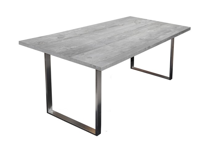Esstisch >Steel< (BxHxT: 180x76x90 cm) in beton - 180x76x90cm (BxHxT)