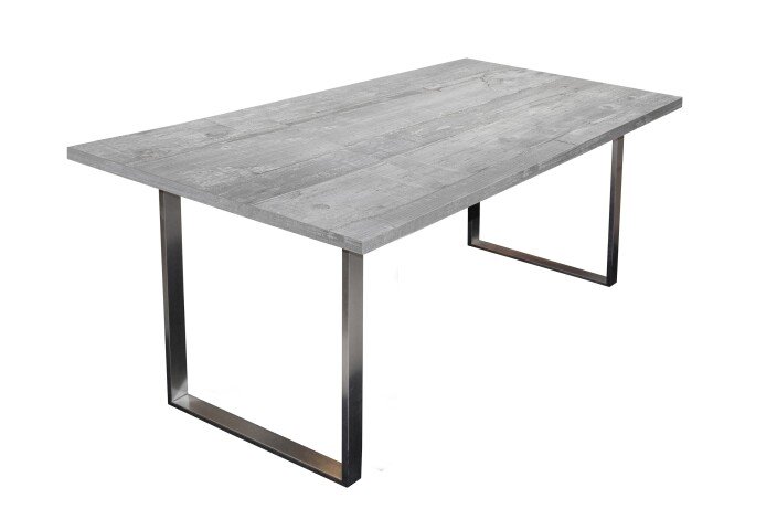 Esstisch >Steel< (BxHxT: 180x76x90 cm) in beton - 180x76x90cm (BxHxT)