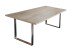 Esstisch >Steel< (BxHxT: 200x76x100 cm) in eiche sägerau - 200x76x100cm (BxHxT)
