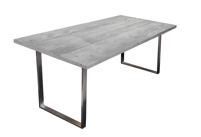 Esstisch >Steel< (BxHxT: 200x76x100 cm) in beton - 200x76x100cm (BxHxT)