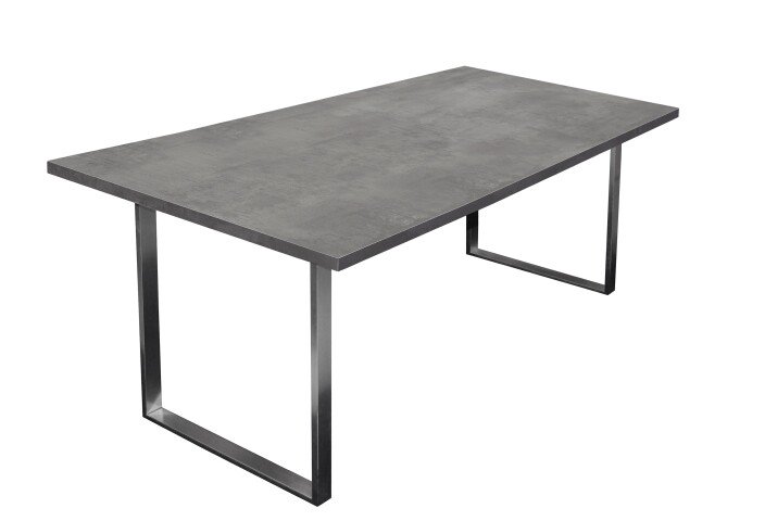 Esstisch >Steel< (BxHxT: 200x76x100 cm) in graphit - 200x76x100cm (BxHxT)