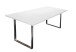 Esstisch >Steel< (BxHxT: 200x76x100 cm) in weiß matt lack - 200x76x100cm (BxHxT)