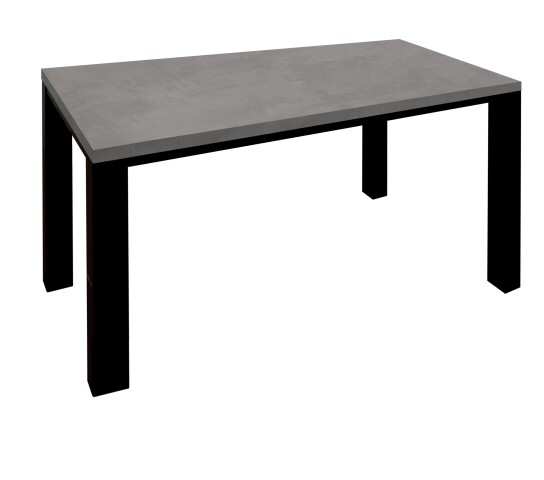 Esstisch >Texas< (BxHxT: 160x77x90 cm) in schwarzstahl / graphit