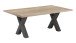 Couchtisch >Mister< (BxHxT: 120x47x70 cm) in graphit / eiche sägerau