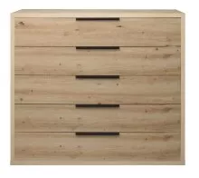 Kommode >Clyde< (BxHxT: 122x110x45 cm) in asteiche...