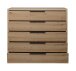 Kommode >Clyde< (BxHxT: 122x110x45 cm) in asteiche - 122x110x45cm (BxHxT)